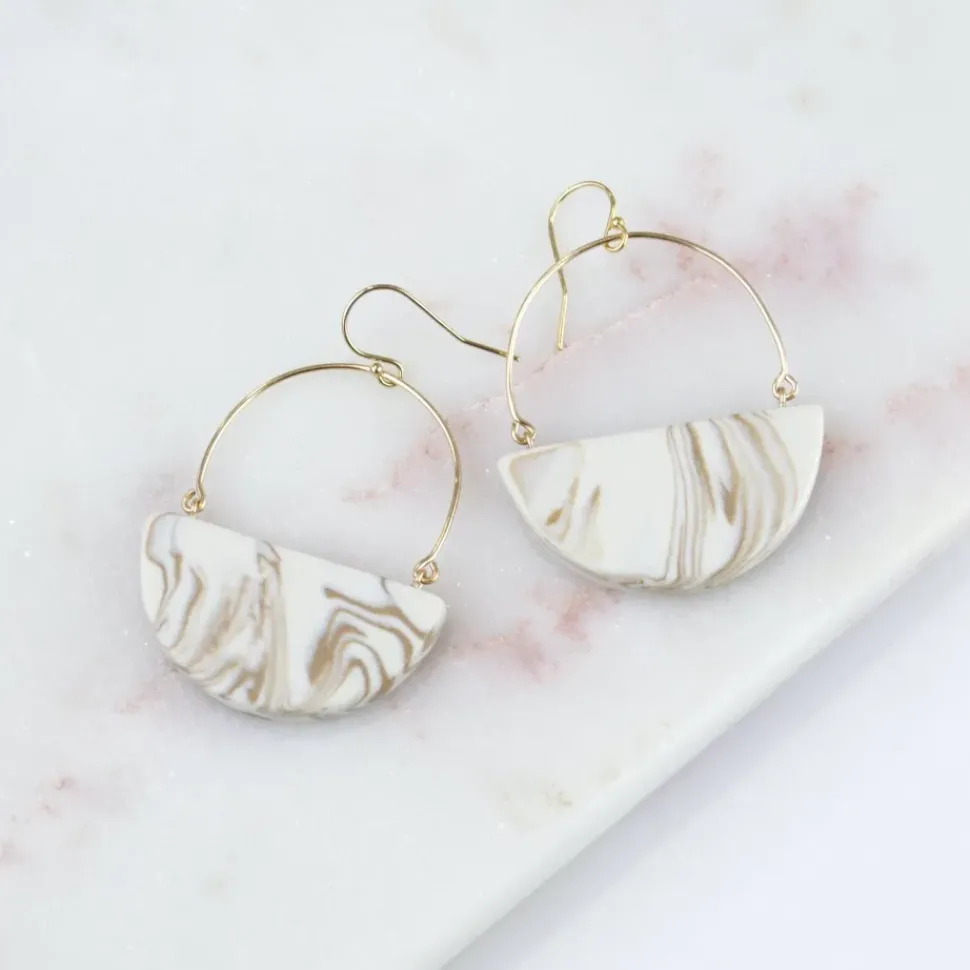 Amber E Lea Saturn Earrings