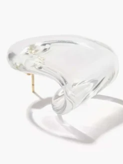 Annika Inez Glossy Fold Over Earrings