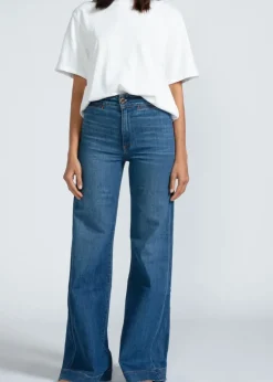 ASKK NY Brighton Wide Leg Denim | Mercury