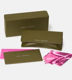 Carla Colour Lind Sunglasses with Round Frame