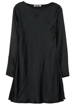 Ciao Lucia Patrice Black Satin Dress