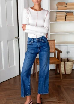 Emerson Fry Amy Crewneck in Heather Almond