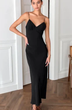 Emerson Fry Elvie Bias Dress - Black