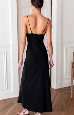 Emerson Fry Elvie Bias Dress - Black