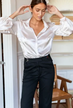 Emerson Fry Frankie Blouse in Porcelain