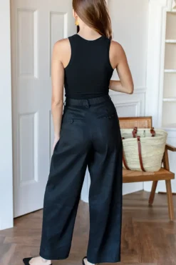 Emerson Fry Slingback Flat - Black Suede