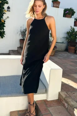 Emerson Fry Tie Up Heels in Black Leather