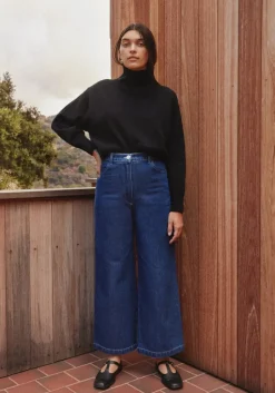 First Rite Cotton Crop Knit Black