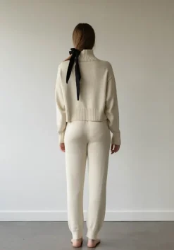 First Rite Cotton Crop Knit Ivory