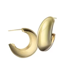 Jennifer Zeuner Seema 1" Gold Earrings