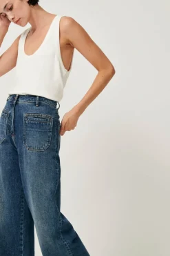 Johnny O High Rise Denim - Vintage Blue