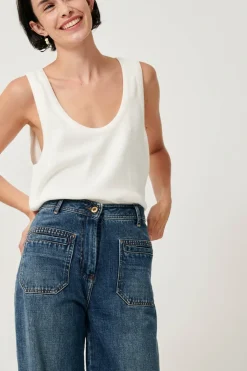 Johnny O High Rise Denim - Vintage Blue