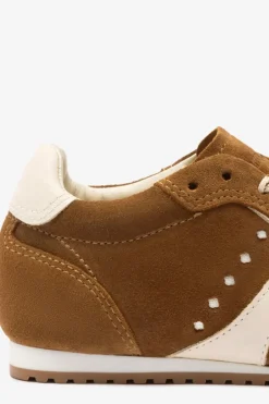 Larroude Stella Sneaker Trainer in Pecan