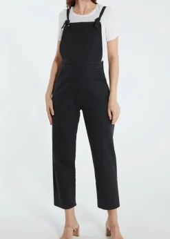 Loup Knot Overalls l Black