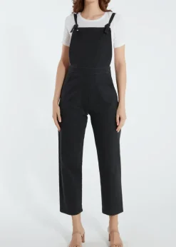 Loup Knot Overalls l Black