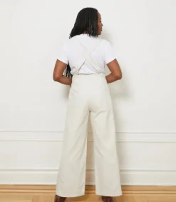 Loup Madelyn Overalls in Salt