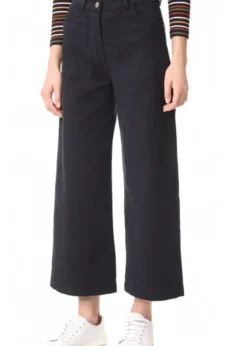Loup Simone Wide Leg Denim | black