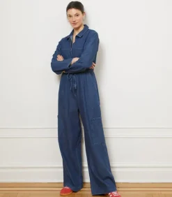 Loup Spencer Jumpsuit Indigo Denim