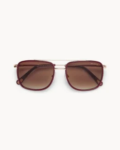 Machete Amelia Sunglasses in Oxblood