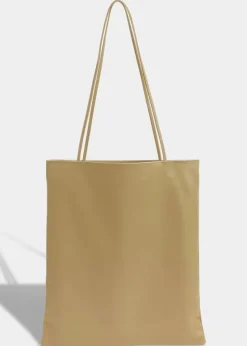 Modern Weaving Slim Lamb Sak in Camel