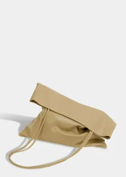 Modern Weaving Slim Lamb Sak in Camel