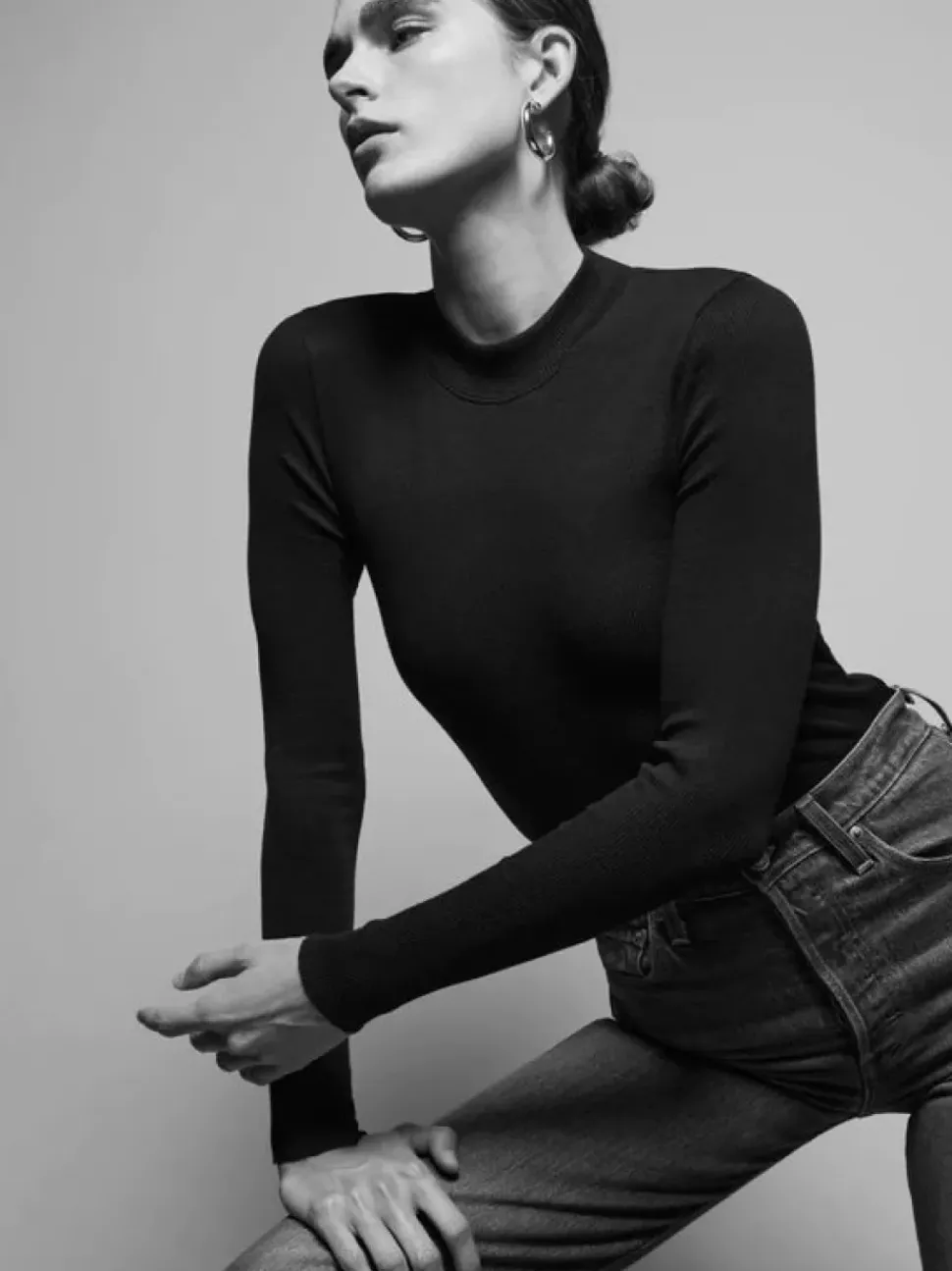 Nation LTD Gina Long Sleeve | Black