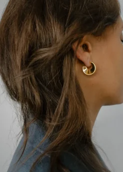 Otiumberg Arc Gold Hoops