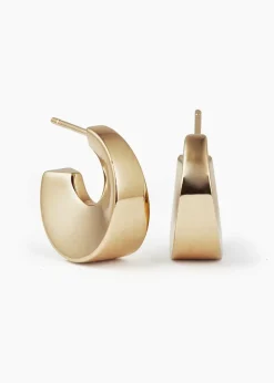 Otiumberg Arc Gold Hoops