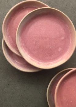 Pink Handcrafted Ceramic Trinket Tray
