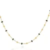 Rachel Reid Black Enamel Chain Necklace