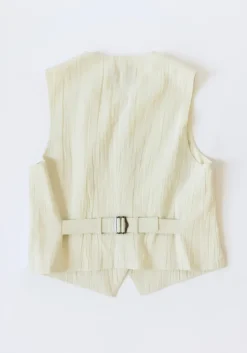 Sayaka Davis Four Button Vest Ivory