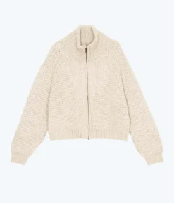 Sayaka Davis Zip Up Blouson in Ivory