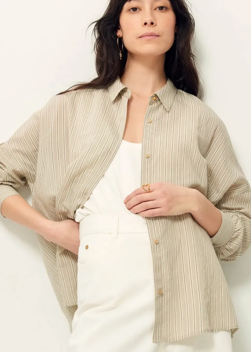 Sessun Botan Button Down Shirt