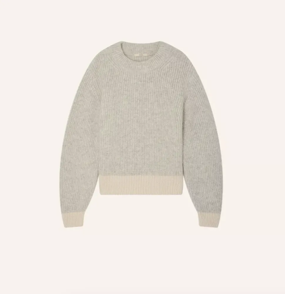 Sessun Odense Sweater in Milkygres