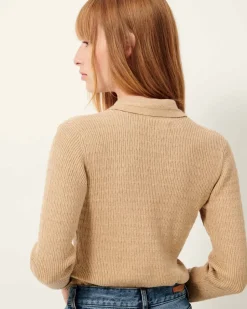 Sessun Sao Polo Collared Knit Shirt