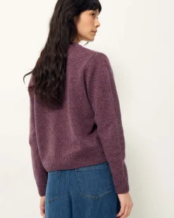 Sessun Silty Sweater Stony Violet