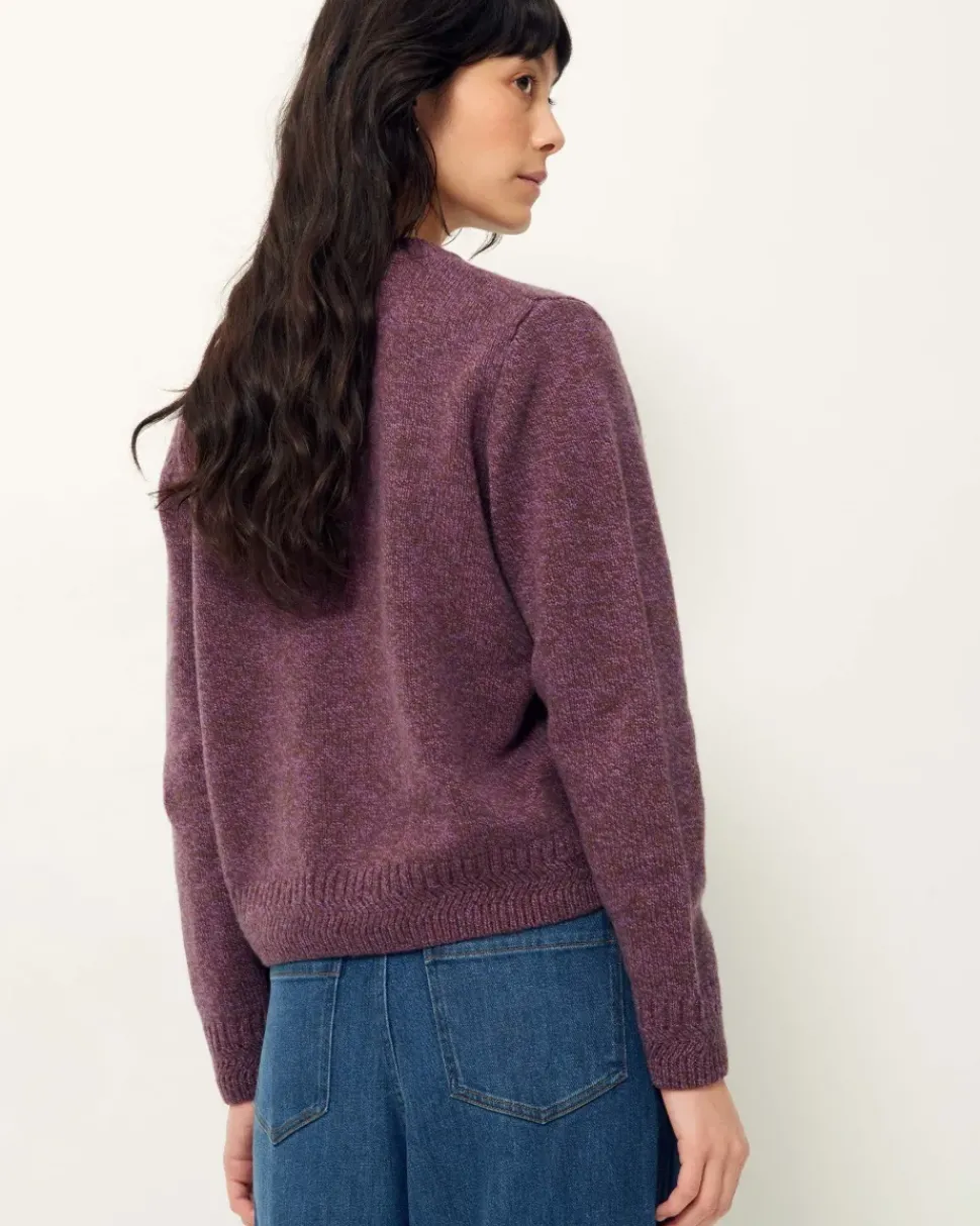Sessun Silty Sweater Stony Violet