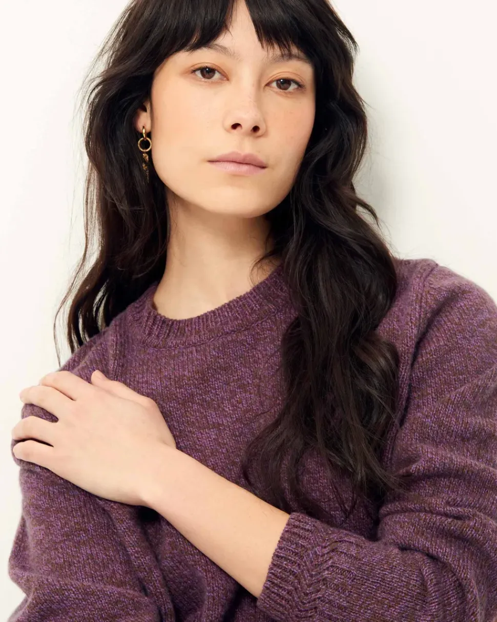 Sessun Silty Sweater Stony Violet