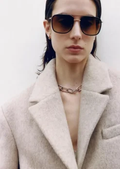 Shop Machete Amelia Sunglasses in Black