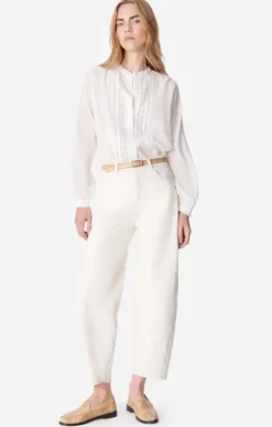 Vanessa Bruno Caleb Denim Jeans in Ecru