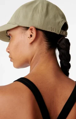 Vanessa Bruno Casquette Ball Cap in Khaki Tan