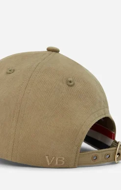 Vanessa Bruno Casquette Ball Cap in Khaki Tan