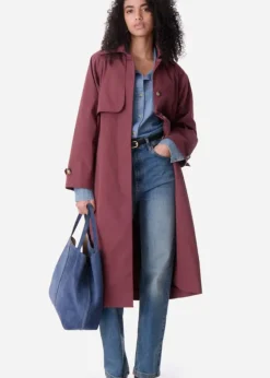 Vanessa Bruno Dexter Trench Coat in Fig
