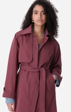 Vanessa Bruno Dexter Trench Coat in Fig